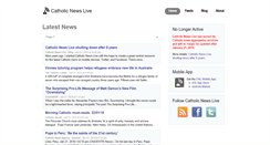 Desktop Screenshot of catholicnewslive.com